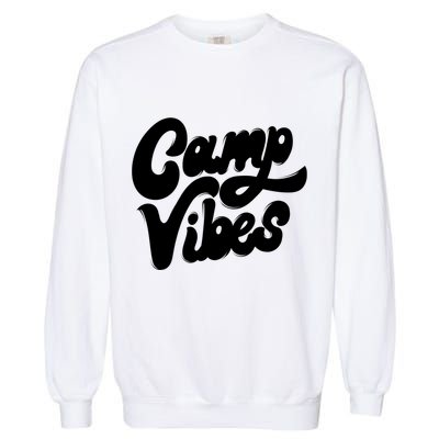 Camp Vibes Garment-Dyed Sweatshirt