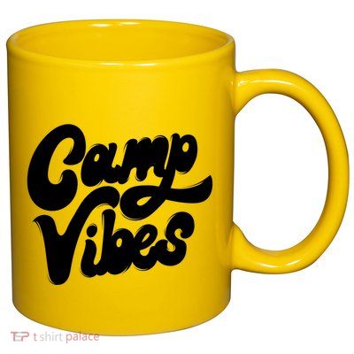 Camp Vibes 11oz C Handle Ceramic Mug