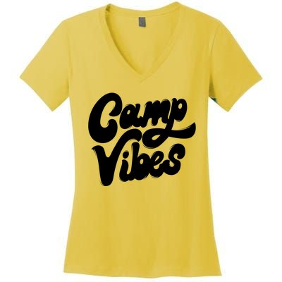 Camp Vibes Women's V-Neck T-Shirt