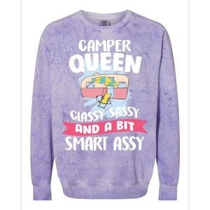 Camper Queen Colorblast Crewneck Sweatshirt