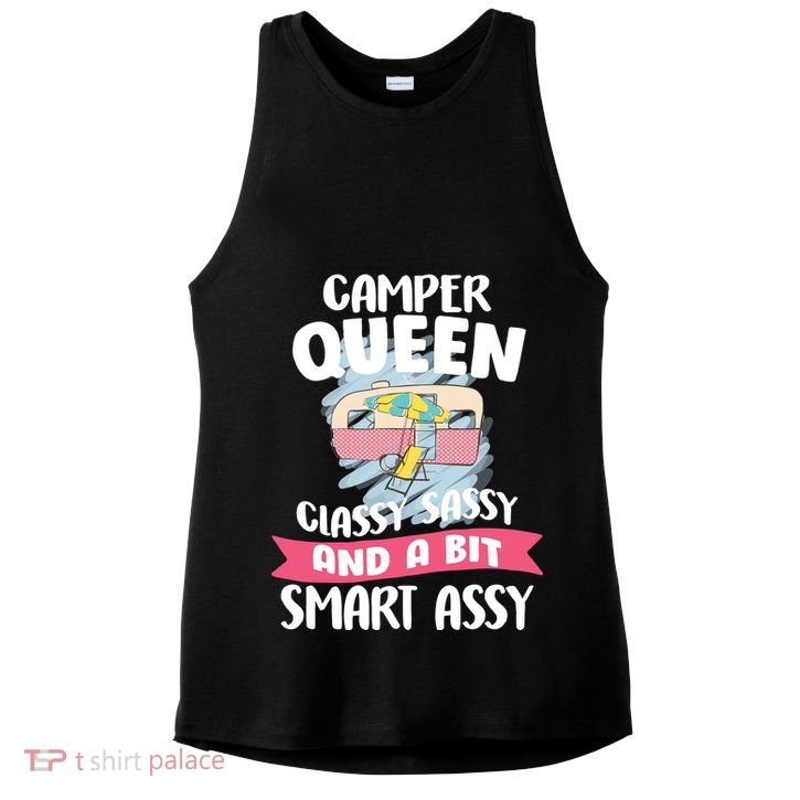 Camper Queen Ladies PosiCharge Tri-Blend Wicking Tank