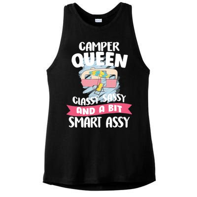 Camper Queen Ladies PosiCharge Tri-Blend Wicking Tank