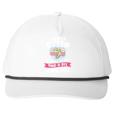 Camper Queen Snapback Five-Panel Rope Hat