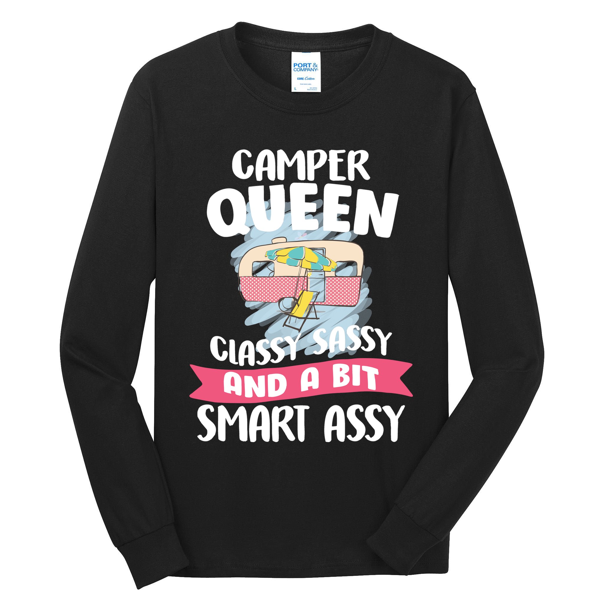 Camper Queen Tall Long Sleeve T-Shirt