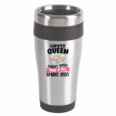 Camper Queen 16oz Travel Tumbler