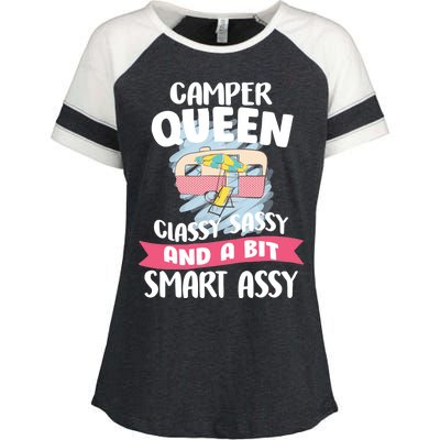 Camper Queen Enza Ladies Jersey Colorblock Tee