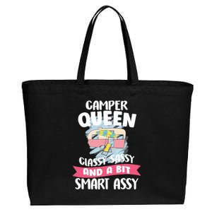 Camper Queen Cotton Canvas Jumbo Tote