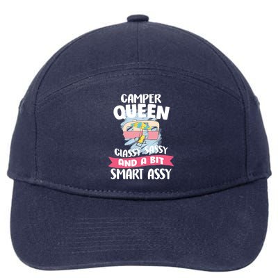 Camper Queen 7-Panel Snapback Hat