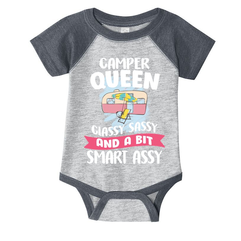 Camper Queen Infant Baby Jersey Bodysuit