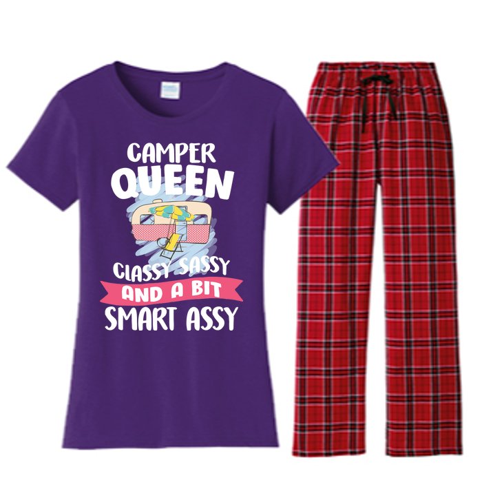 Camper Queen Women's Flannel Pajama Set