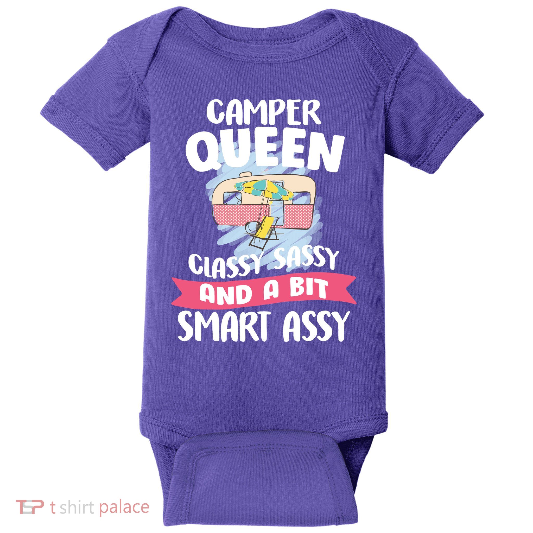 Camper Queen Baby Bodysuit