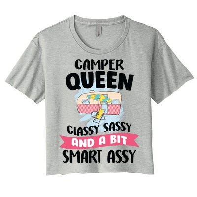 Camper Queen Women's Crop Top Tee