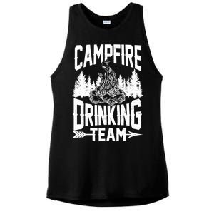 Campfire Drinking Team Ladies PosiCharge Tri-Blend Wicking Tank