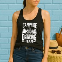 Campfire Drinking Team Womens Tank Top