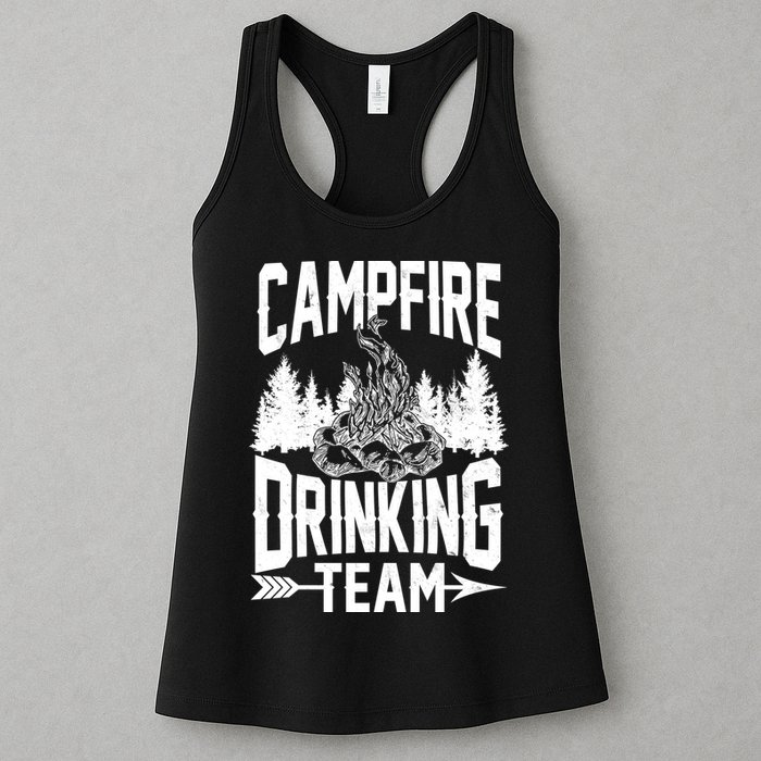 Campfire Drinking Team Womens Tank Top