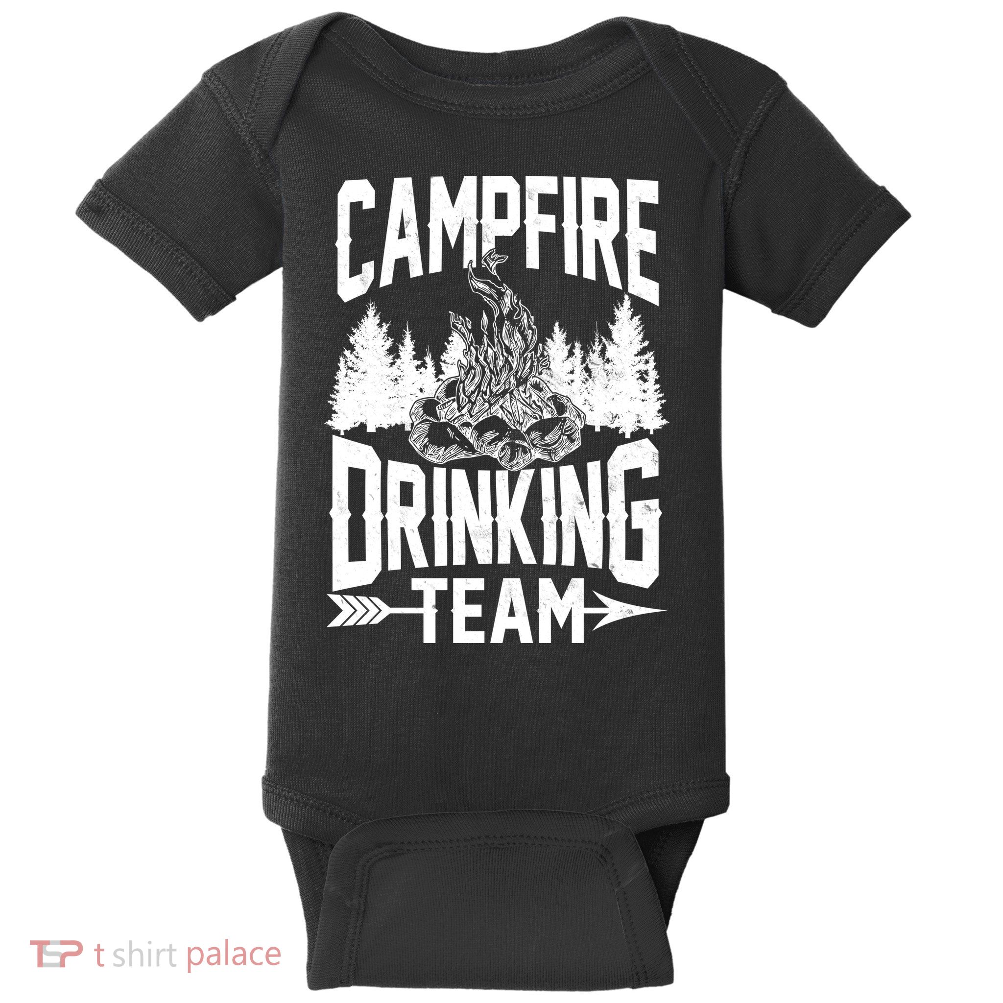 Campfire Drinking Team Baby Bodysuit