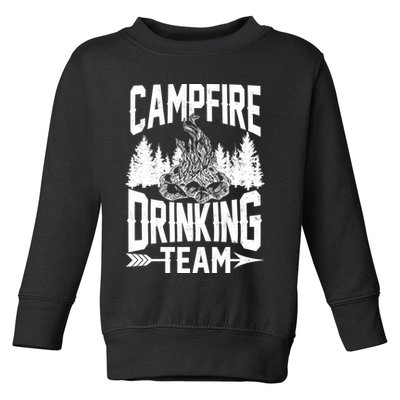 Campfire Drinking Team Toddler Sweatshirt