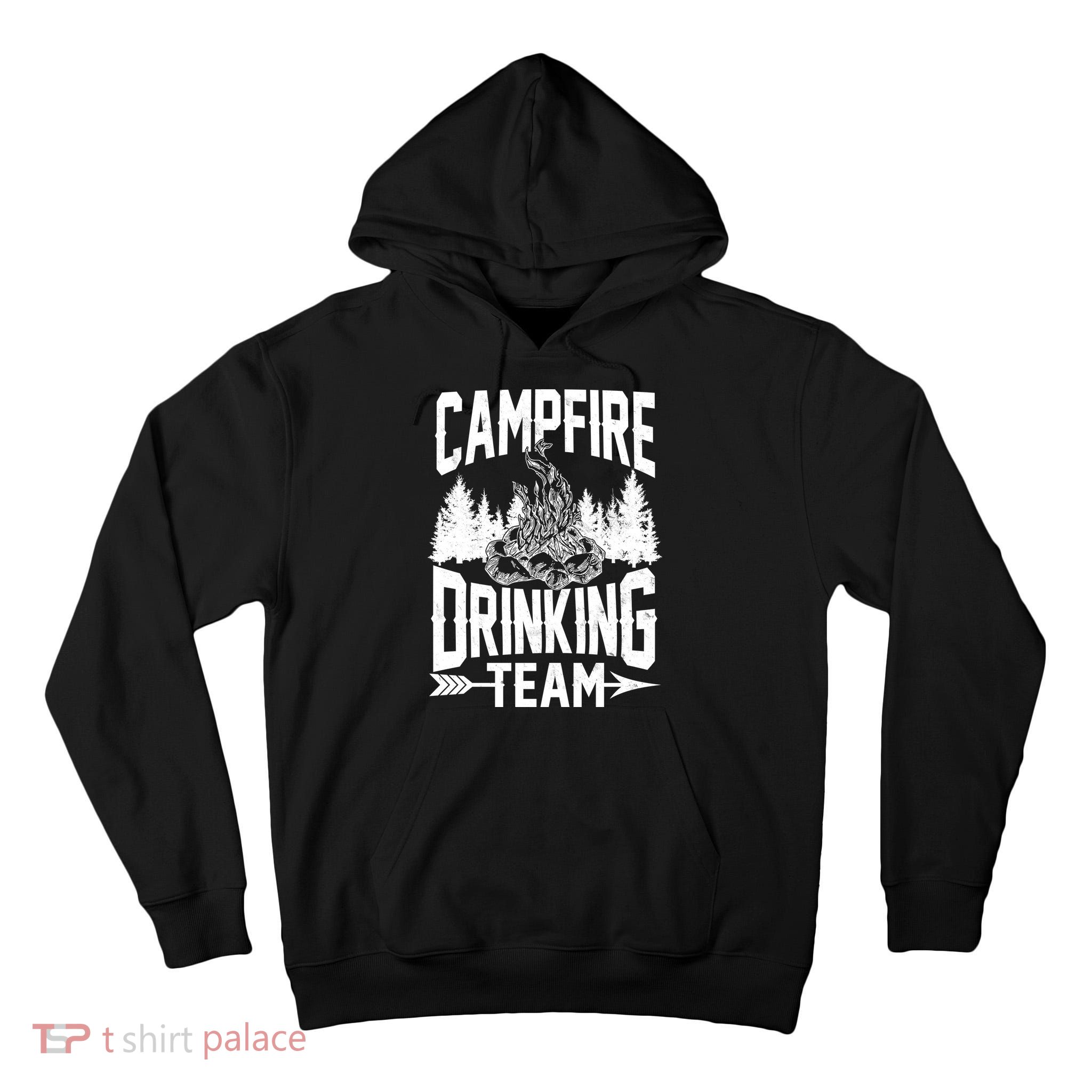 Campfire Drinking Team Tall Hoodie