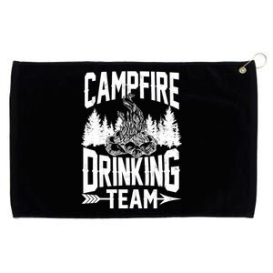 Campfire Drinking Team Grommeted Golf Towel