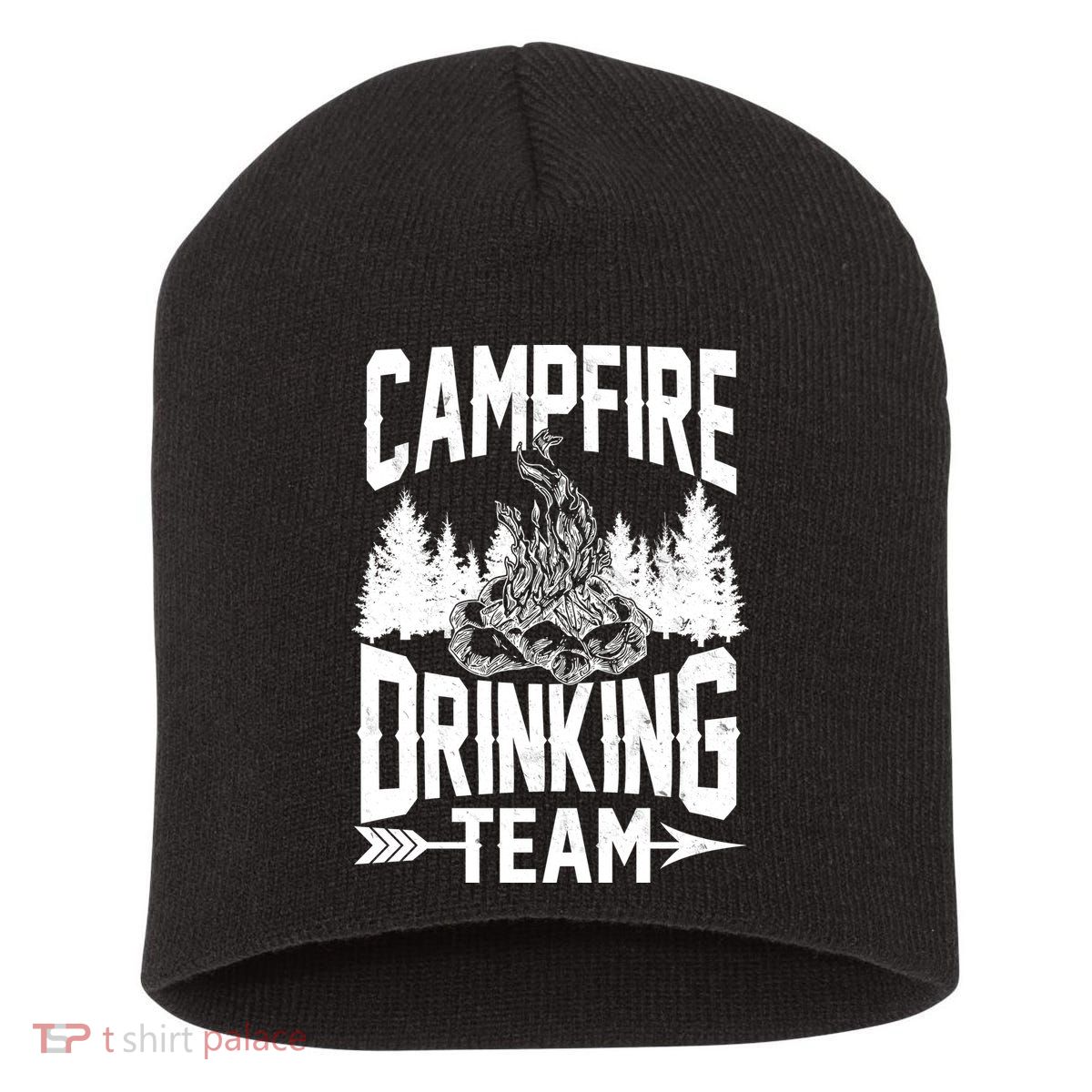 Campfire Drinking Team Short Acrylic Beanie