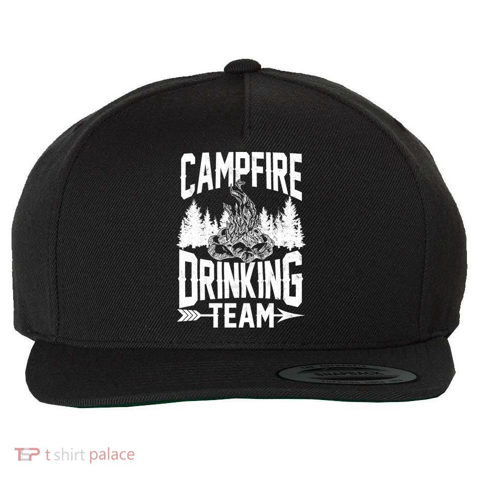 Campfire Drinking Team Wool Snapback Cap