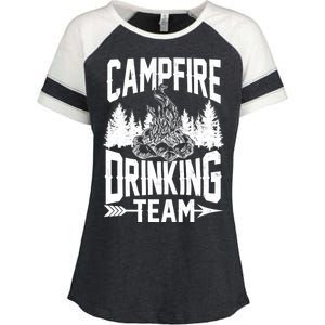 Campfire Drinking Team Enza Ladies Jersey Colorblock Tee