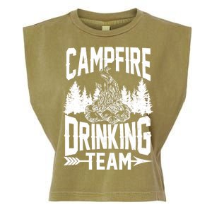 Campfire Drinking Team Garment-Dyed Women's Muscle Tee