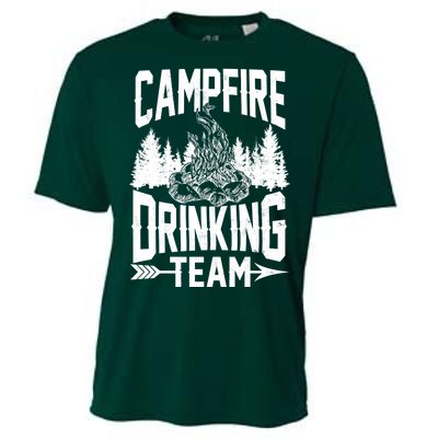 Campfire Drinking Team Cooling Performance Crew T-Shirt