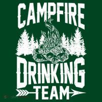 Campfire Drinking Team Button
