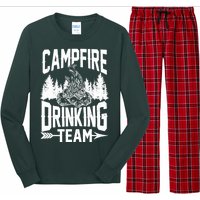 Campfire Drinking Team Long Sleeve Pajama Set