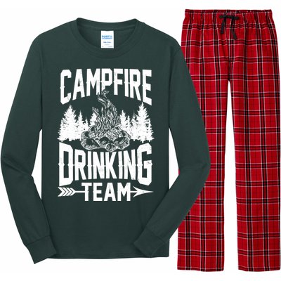 Campfire Drinking Team Long Sleeve Pajama Set