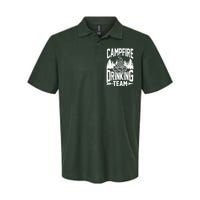 Campfire Drinking Team Softstyle Adult Sport Polo