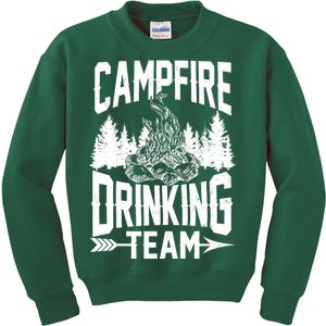 Campfire Drinking Team Kids Sweatshirt