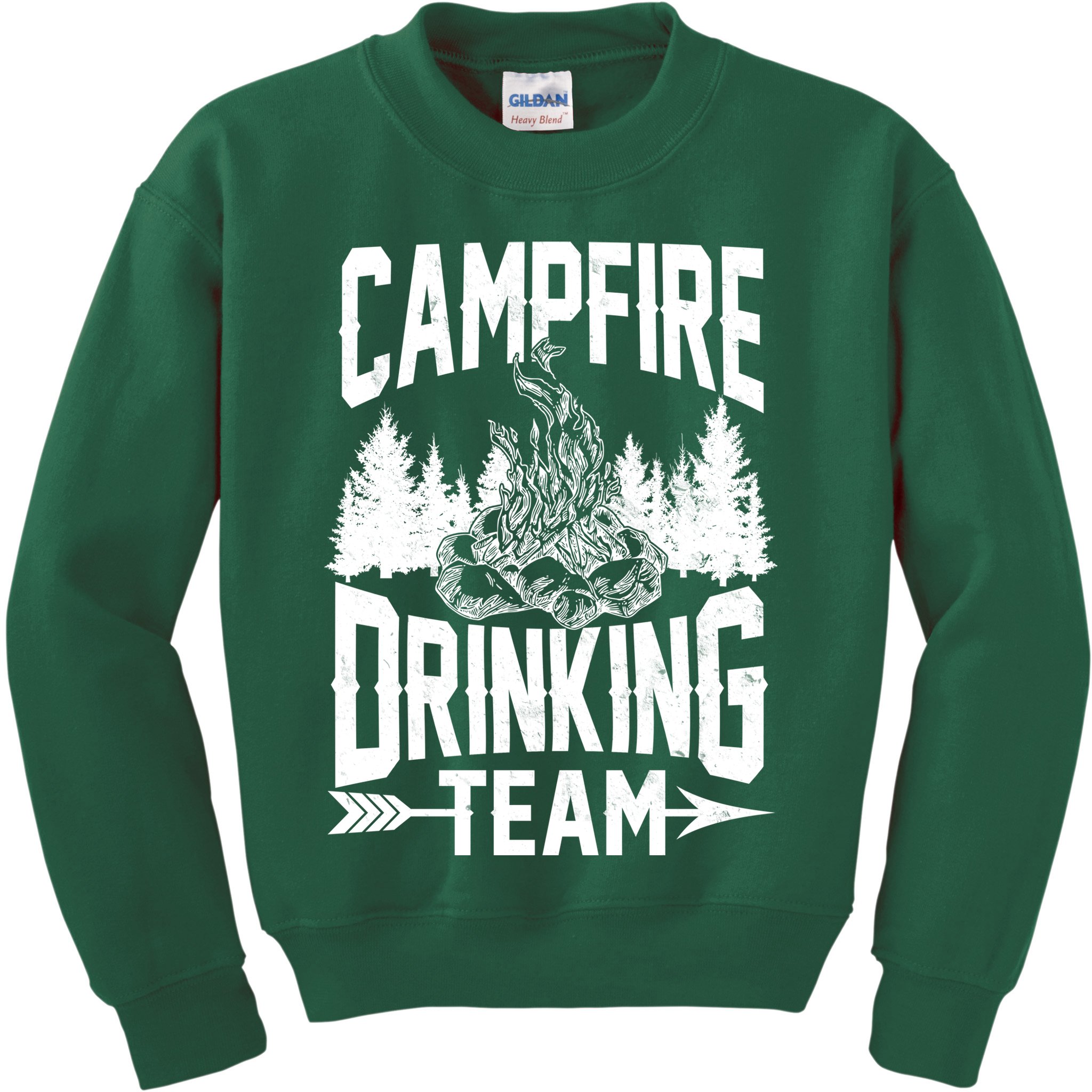 Campfire Drinking Team Kids Sweatshirt
