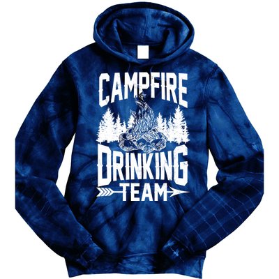 Campfire Drinking Team Tie Dye Hoodie