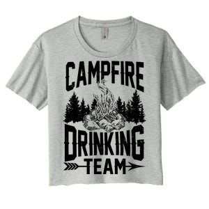 Campfire Drinking Team Women's Crop Top Tee