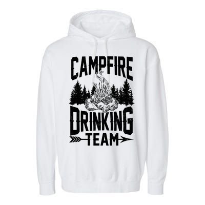 Campfire Drinking Team Garment-Dyed Fleece Hoodie