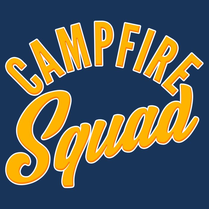 Campfire Squad 7 Panel Mesh Trucker Snapback Hat