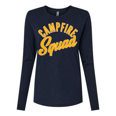 Campfire Squad Womens Cotton Relaxed Long Sleeve T-Shirt