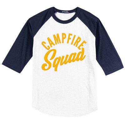 Campfire Squad Baseball Sleeve Shirt