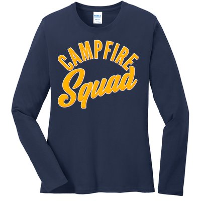 Campfire Squad Ladies Long Sleeve Shirt