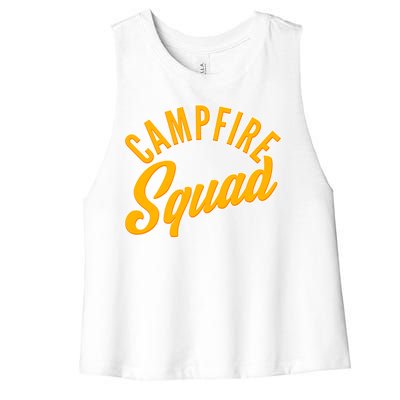 Campfire Squad Women's Racerback Cropped Tank