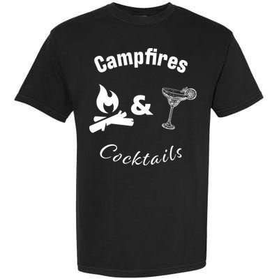 Campfires And Cocktails Garment-Dyed Heavyweight T-Shirt