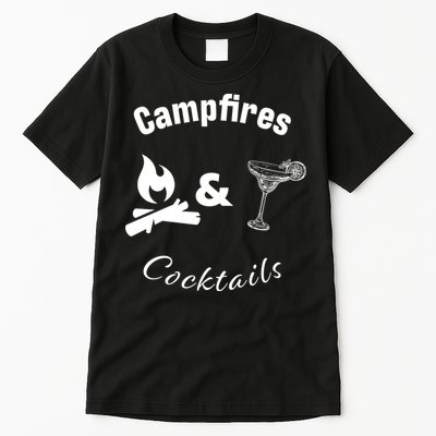 Campfires And Cocktails Tall T-Shirt
