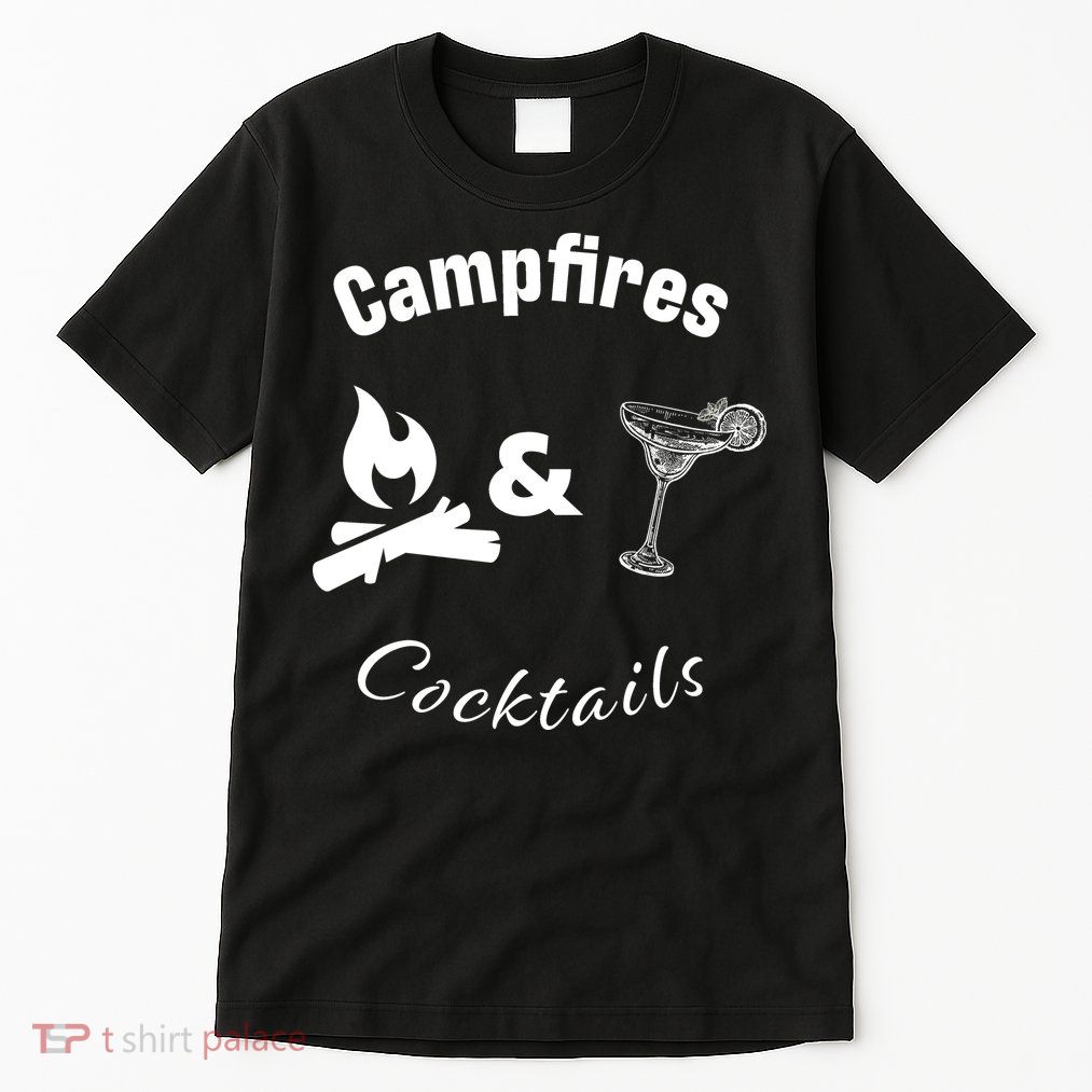 Campfires And Cocktails Tall T-Shirt