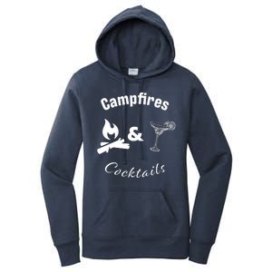 Campfires And Cocktails Women's Pullover Hoodie