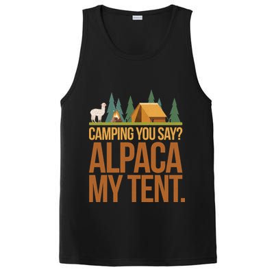 Camping Alpaca My Tent PosiCharge Competitor Tank