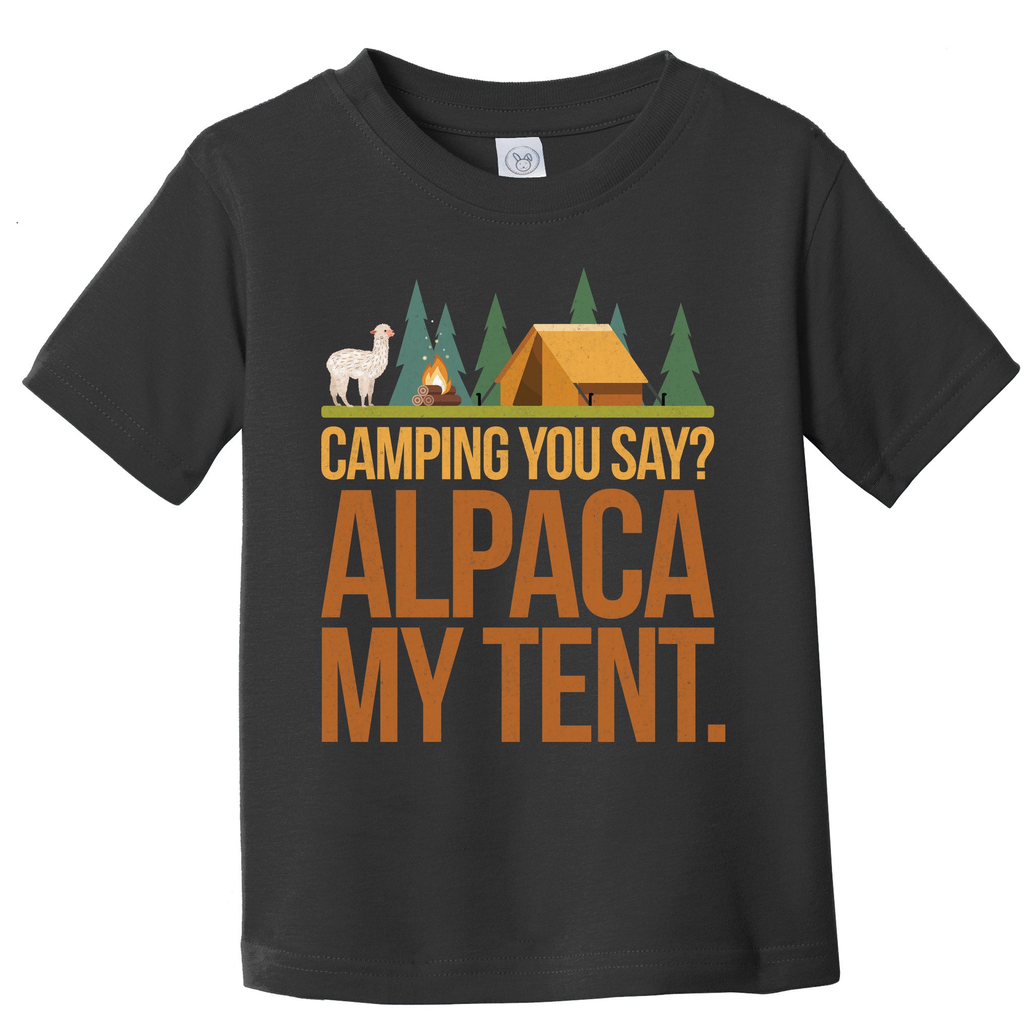 Camping Alpaca My Tent Toddler T-Shirt