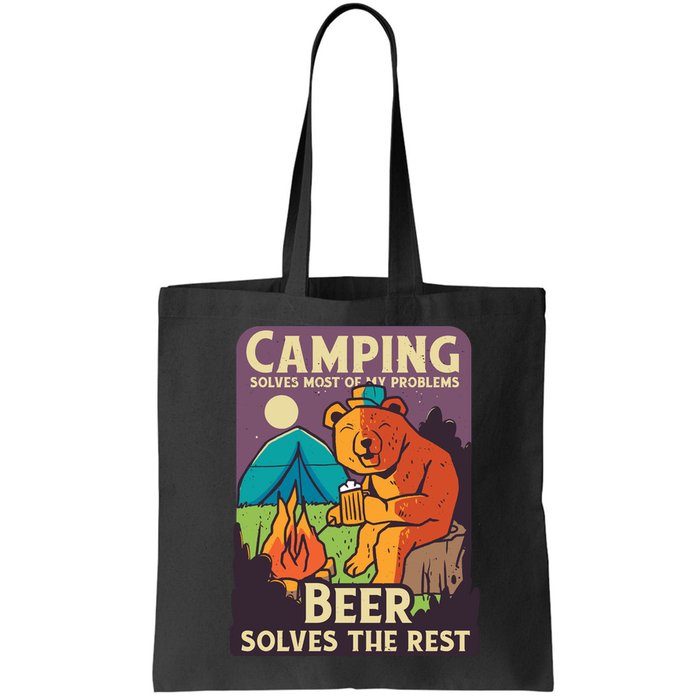 Camping And Beer Funny Bag