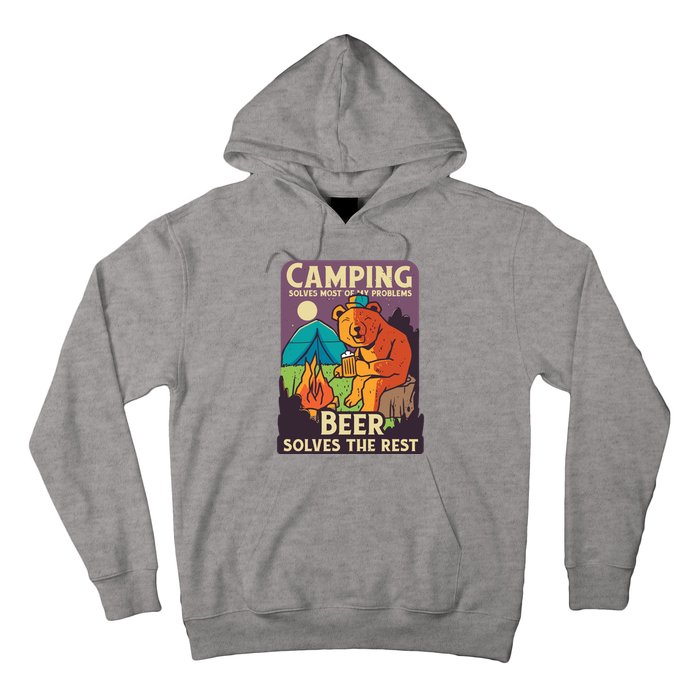 Camping And Beer Funny Hoodie